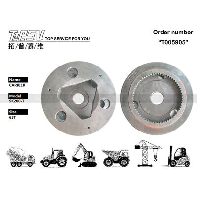 YN53D00008S011 อุปกรณ์เดินทางสำหรับรถขุด SK200-7 เหล็ก 2 ขั้นตอน สีดำ ส่วนประกอบที่ออกแบบมาอย่างแม่นยำเพื่อให้แน่ใจว่าการเคลื่อนที่ราบรื่นและอายุการใช้งานยาวนาน