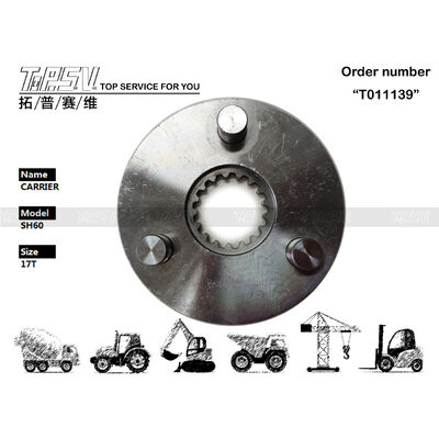 XKBR-00069 สีดํา R80-7 Excavator Swing 1 Stage Carrier เครื่องปรับปรุงดาวที่มีเครื่องปรับปรุงพลังงานไฮดรอลิกและความทนทานในการทํางานที่เพิ่มขึ้น