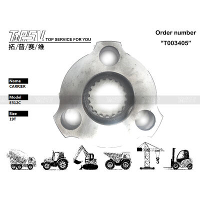 191-2599 เหล็กภาระหนัก E312C Excavator Swing 1 Stage Carrier สร้างเพื่อทนต่อสภาพการเหมืองพลังงาน ให้การสนับสนุนโครงสร้างและการดําเนินงานที่แข็งแรง