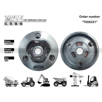 1019147 ขายกระเป๋าขนส่งบรรจุ EX200-5 Excavator Travel 3 Stage Carrier powered by Hydraulic Motor Drive อุดมสมบูรณ์สําหรับเครื่องจักรขุด