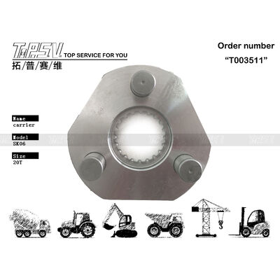 2413N459F1 รองรับกับ SK06 Excavator Swing 1 Stage Carrier Device การออกแบบที่แข็งแกร่งสําหรับการเคลื่อนไหวของ excavator ขนาดบรรจุขึ้นอยู่กับประเภทบรรจุ