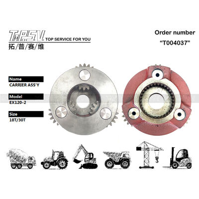EX120-2 เครื่องขุดหิน Swing 2 Stage Carrier ASSY ชิ้นส่วนสําหรับเครื่องขุดหิน Swing Drive