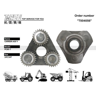 PC60-7 เครื่องขุดหิน Swing 2 Stage Carrier ASSY อะไหล่สําหรับเครื่องขุดหิน