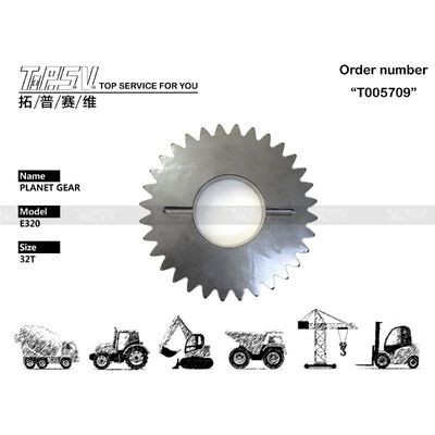 7Y-1428 ความมั่นคง ความมั่นคง E320 Excavator Travel 1 Stage Planetary Gear