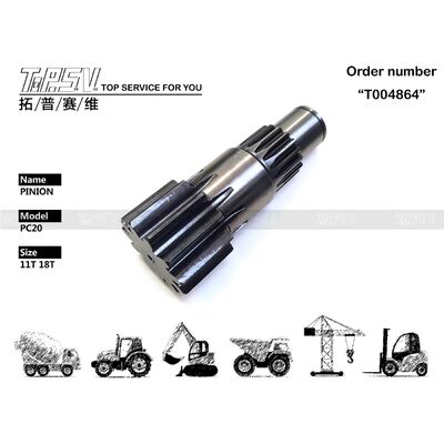 PC20 รถขุดสวิงปีกนกสำหรับชิ้นส่วนอะไหล่รถขุดตีนตะขาบ