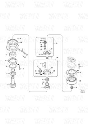 Good price VOE14541069 เครื่องลดความเร็วแบบสวิงดริเวอร์พรีเมียมสําหรับ Volvo EC210B Catalogue ออนไลน์