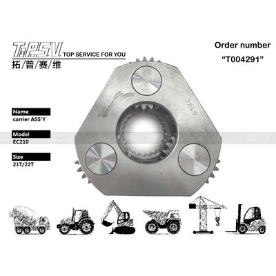 SA7118-30200 EC200B Excavator Swing Planet Gear Carrier 22T ชิ้นส่วนของเกียร์