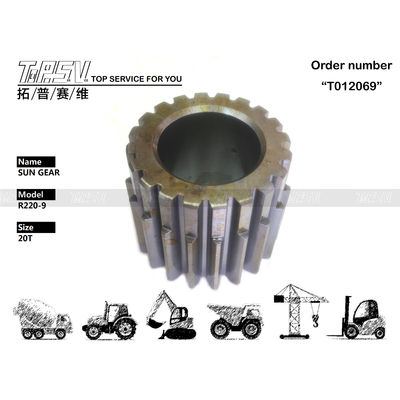 R220-9 Excavator Sun Gear Travel 2Stage 39Q6-42240 พร้อมการบํารุงรักษาน้ํามัน