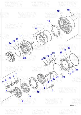 Good price ไฮดรอลิก Excavator Swing มอเตอร์การเดินทาง Drive มอเตอร์ ออนไลน์
