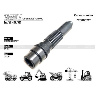 โลหะ TM07VA Excavator Travel Motor Shaft ความแม่นยําสูงและน้ํามันเกียร์สําหรับการบํารุงรักษาง่าย