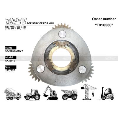 งานหนัก EX220 Excavator Travel 1 Stage Carrier ASSY พร้อมเกียร์เมช