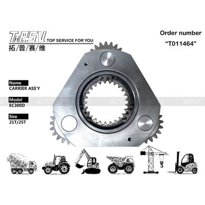 VOE14570931 ผลิตสูงภาระหนัก EC290C Excavator Travel 1 Stage Carrier ASSY สําหรับโรงงานซ่อมเครื่องจักร