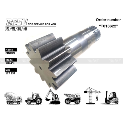 SY245H Excavator Swing Pinion อะไหล่อะไหล่อิเล็กทรอนิกส์อะไหล่ทนทานการสกัดและการฉีกขาดสําหรับเครื่องจักร