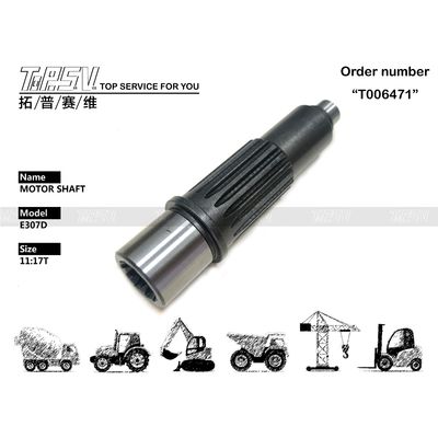Good price 307-4176 สีดํา E307C Excavator Travel Motor Shaft ชิ้นส่วนปั๊มไฮดรอลิกสําหรับการทําเหมืองแร่พลังงาน ชิ้นส่วนสํารอง ออนไลน์