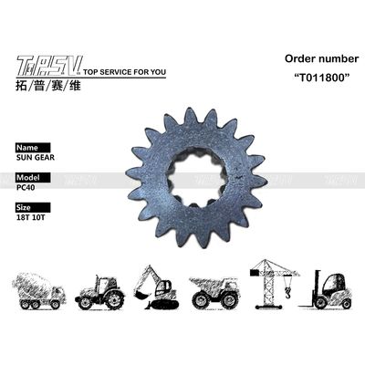 Good price ความทนทานสูง PC40 Excavator Travel Gear Box 1 Stage Sun Gear วิศวกรรมแม่นยํารับประกันการเคลื่อนไหวสวิงเรียบร้อย เหมาะสําหรับเครื่องขุดหนัก ออนไลน์