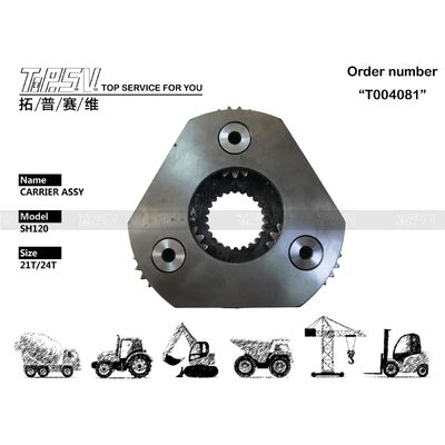 ชิ้นส่วน ASSY ตัวหมุน SH120 Excavator 2 Stage สำหรับอะไหล่รถขุด Swing Drive