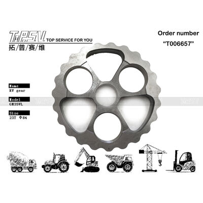 ชิ้นส่วนเกียร์ RV สำหรับการเดินทางของรถขุด GM35VL สำหรับการเดินทางไดรฟ์รถขุดอะไหล่