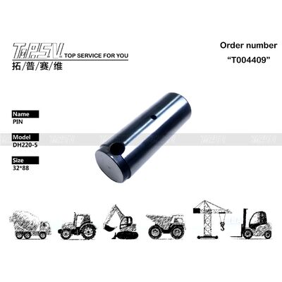 ความทนทานสูง DH220-5 Excavator Swing 2 Stage Gear Pin