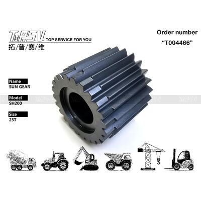 KRC0148 ความแม่นยําสูง SH200 Excavator Swing 2 สเตจ ซันเกียร์สําหรับการซ่อมเครื่องจักรใน Excavator