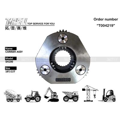 Good price SH200 Excavator Swing 2 Stage Carrier ASSY ชิ้นส่วนสำหรับอะไหล่รถขุดตีนตะขาบ ออนไลน์