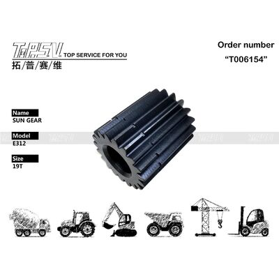 Good price 1R-5845 E312 Travel 2 Stage Sun Gear ระบบส่งกำลังรถขุด Travel Motor Parts ออนไลน์