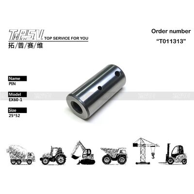 4194018 ง่ายในการติดตั้ง EX60-1 Excavator Swing 1 Stage Gear Pin สําหรับไฮดรอลิกมอเตอร์ขับเคลื่อน
