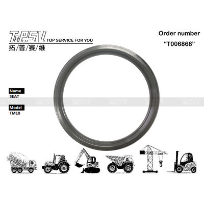 TM18 Excavator Travel Seal ชิ้นส่วนที่นั่งสำหรับไดรฟ์ท่องเที่ยวอะไหล่รถขุด
