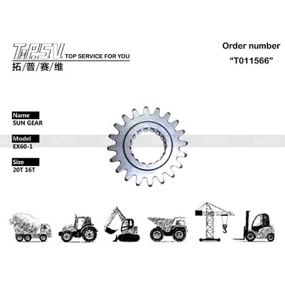 Good price 3039392 EX60-1 Excavator Swing 1 Stage Sun Gear Parts For Swing Drive อุปกรณ์สํารองเครื่องขุด ออนไลน์