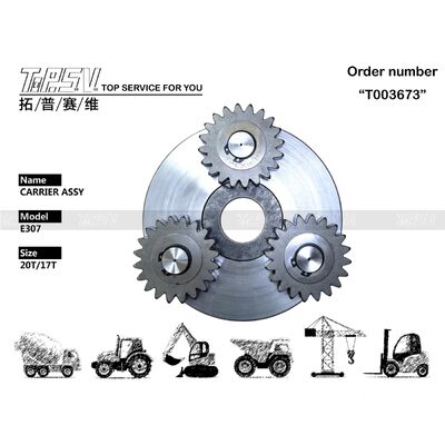 5I-9322 E307 รถขุดสวิง 1 เวที Carrier ASSY ชิ้นส่วนสำหรับสวิงไดรฟ์รถขุดอะไหล่