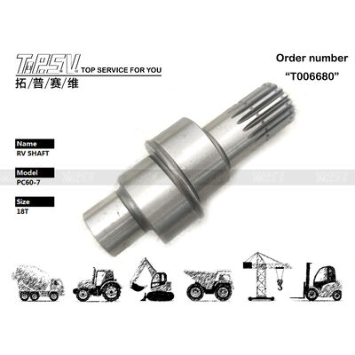 PC60-7 Excavator Travel RV Shfat Parts สำหรับไดรฟ์ท่องเที่ยวอะไหล่รถขุด