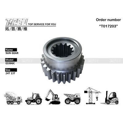 570-5850 E336GC Excavator Swing 1 Stage Sun Gear Parts For Swing Drive Excavator Spare Parts