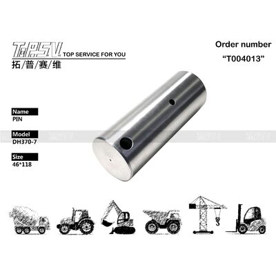 DH370-7 Excavator Swing 2 Stage Pin Parts สำหรับ Swing Drive Excavator อะไหล่